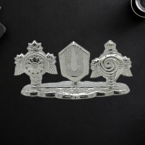 Pure Silver Shanka Chakra Namalu 10g